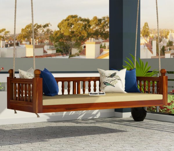 Alanis Wooden Swing Chair