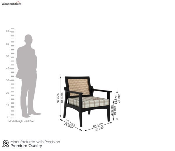 Lavanya Cane Arm Chair