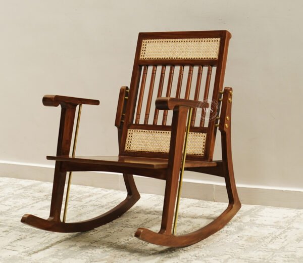 Aranya Sheesham Wood Rocking Chair