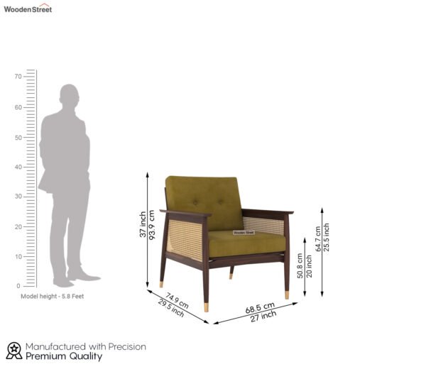 Emperor Cane Arm Chair