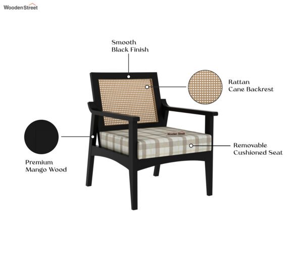 Lavanya Cane Arm Chair