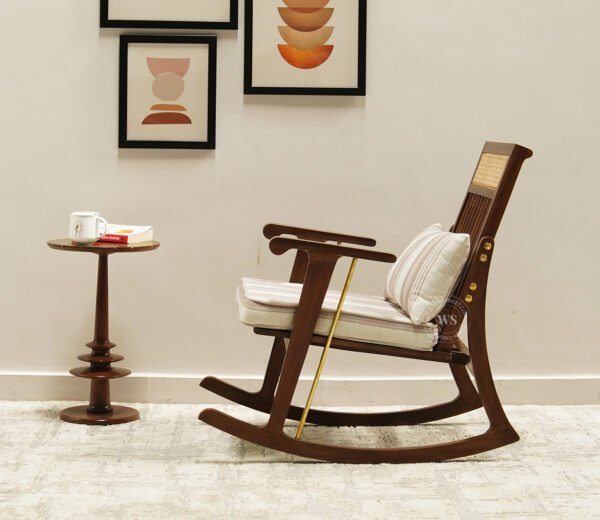 Aranya Sheesham Wood Rocking Chair