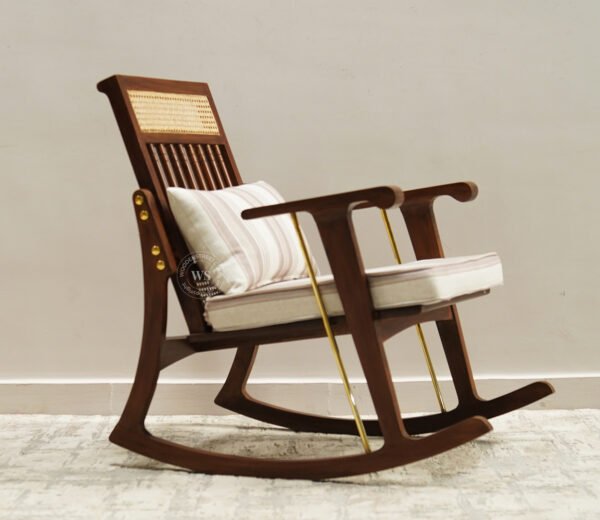Aranya Sheesham Wood Rocking Chair