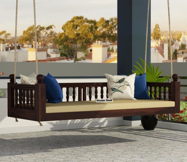 Alanis Wooden Swing Chair