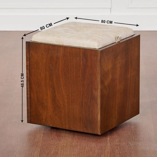Harmony Sia Faux Marble Top Coffee Table with Storage Stools - Brown