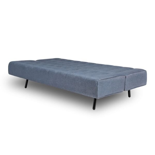 Naples Sofa cum Bed - Three Seater, Omega Blue