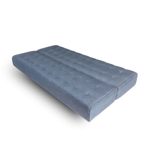 Naples Sofa cum Bed - Three Seater, Omega Blue