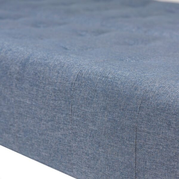 Naples Sofa cum Bed - Three Seater, Omega Blue