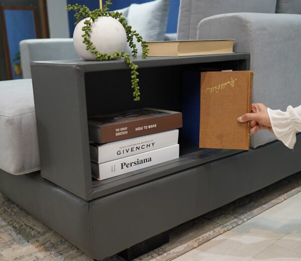 Gracious L- Shape Right Aligned Fabric Sofa