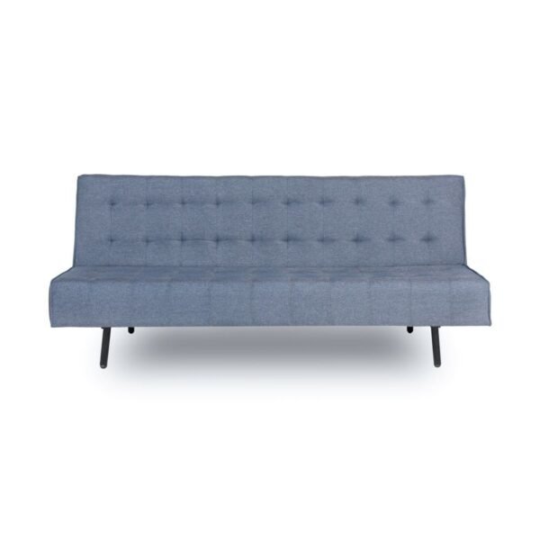 Naples Sofa cum Bed - Three Seater, Omega Blue