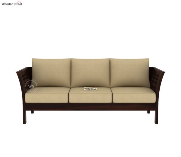 Raiden 3 Seater Wooden Sofa