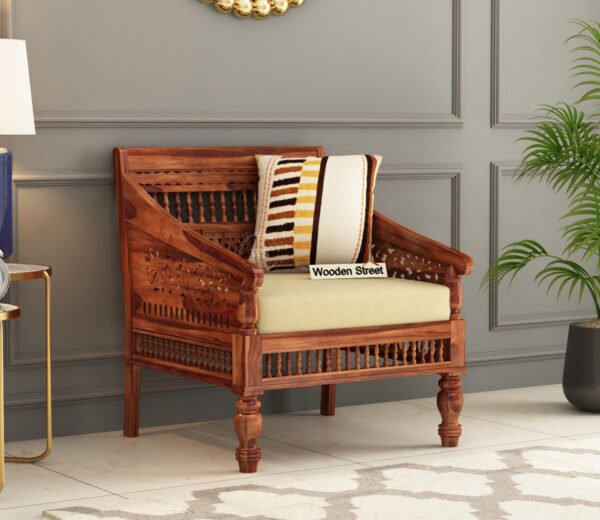 Alanis Wooden Sofa Set