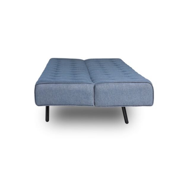 Naples Sofa cum Bed - Three Seater, Omega Blue