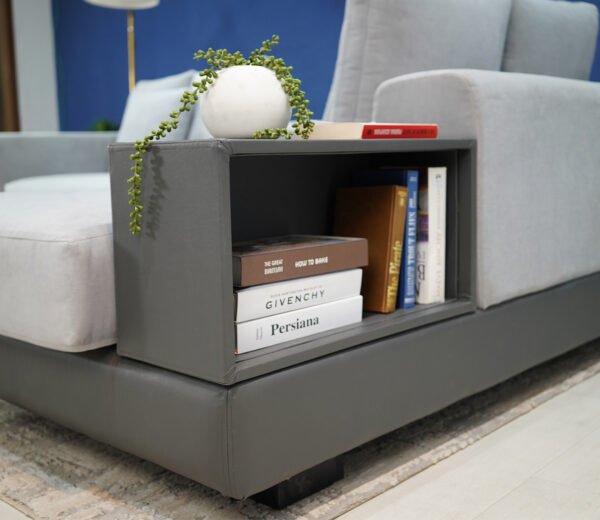 Gracious L- Shape Right Aligned Fabric Sofa