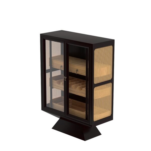 Classic Montage Multistorage Wooden Handmade Bar Cabinet