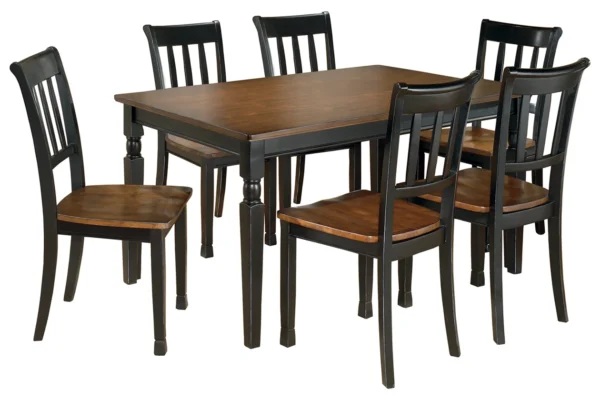 Owingsville Dining Table and 6 Chairs Set