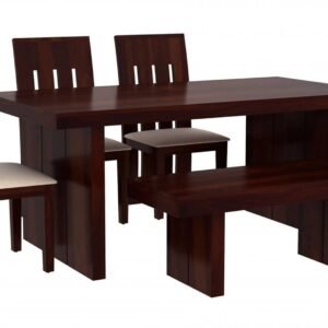 Asher Six Seater Dining Set With Bench