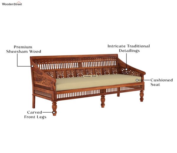 Alanis Wooden Sofa Set