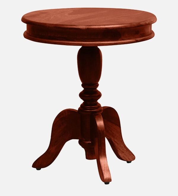 Brookleigh Sheesham Wood End Table In Honey Oak Finish