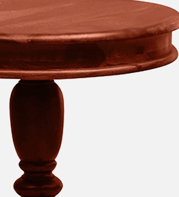 Brookleigh Sheesham Wood End Table In Honey Oak Finish