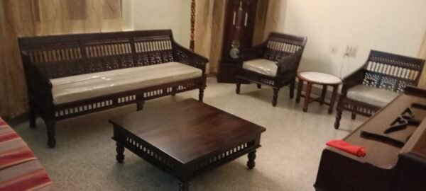 Alanis Wooden Sofa Set