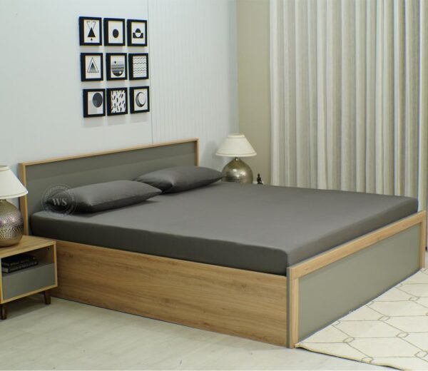 Vespera Engineered Wood Bed With Box Storage