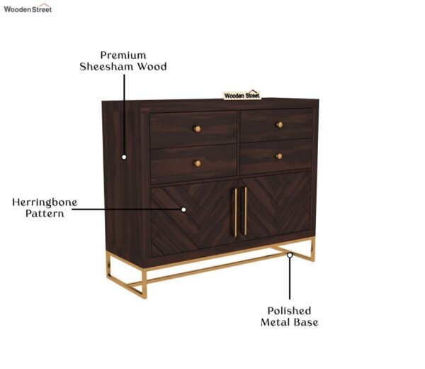 Jett 4-Drawer Wooden Chest Of Drawers