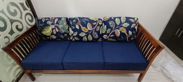 Raiden 3 Seater Wooden Sofa