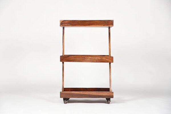 Naija Sheesham Wood Trolley