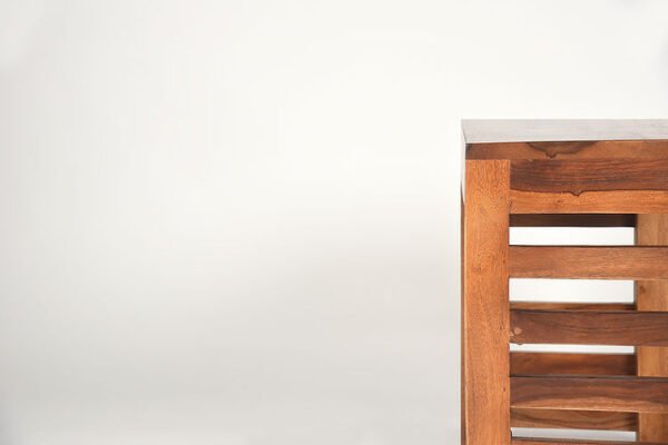 Chandak Sheesham Wood Set Of 3 Stools, nested tables