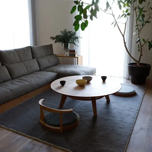 Rian Teak Wood Floor Yoga Tatami Chair