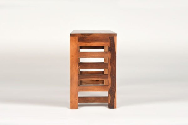 Chandak Sheesham Wood Set Of 3 Stools, nested tables