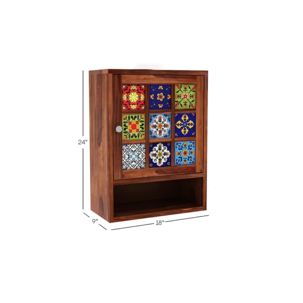 Jae Sheesham Wood Wall Shelf