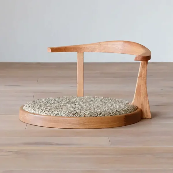 Rian Teak Wood Floor Yoga Tatami Chair