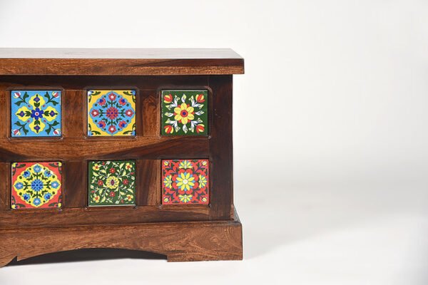 Noor Sheesham Wood Coffee Table cum storage box