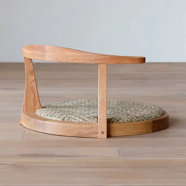 Rian Teak Wood Floor Yoga Tatami Chair