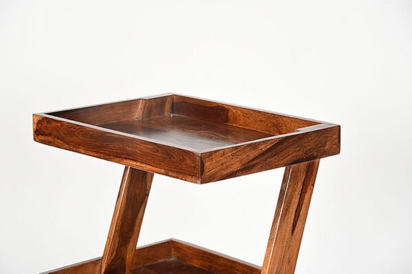 Naija Sheesham Wood Trolley