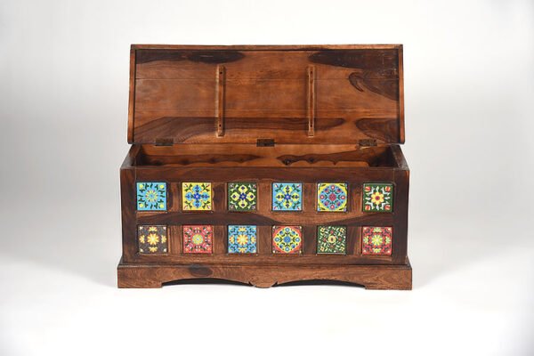 Noor Sheesham Wood Coffee Table cum storage box