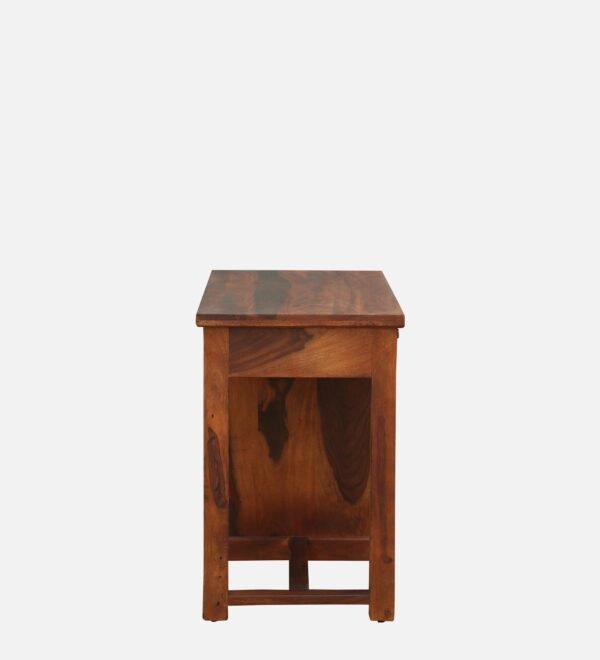 Bickington Sheesham Wood Writing Table In Honey Oak Finish