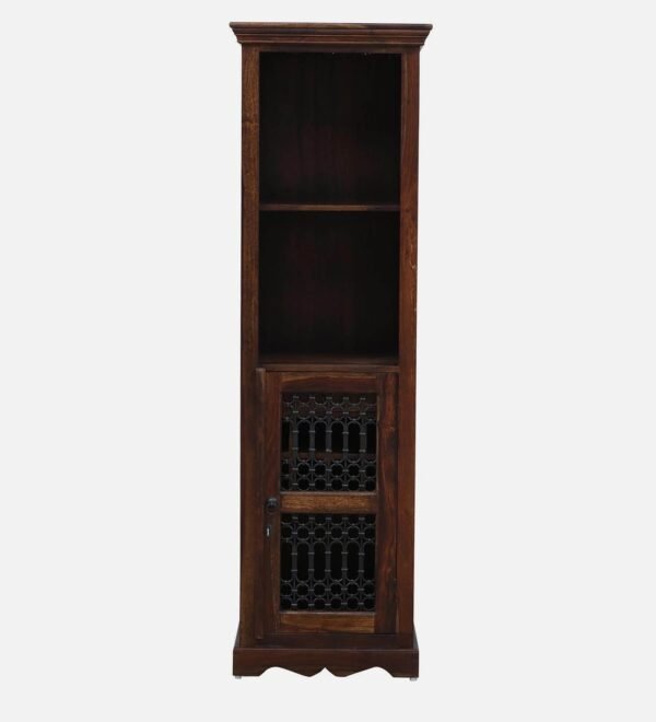 Stafford Sheesham Wood Bar Cabinet In Provincial Teak
