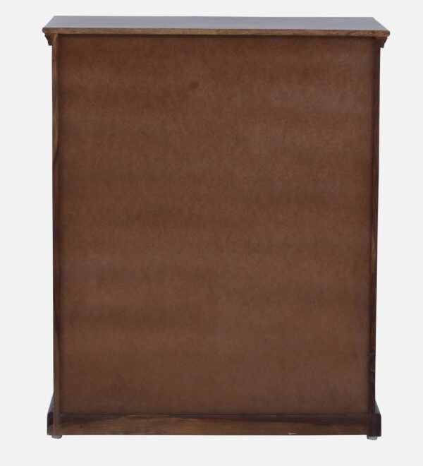Stafford Sheesham Wood Bar Cabinet In Scratch Resistant Provincial Teak Finish