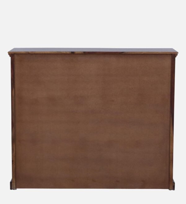 Stafford Sheesham Wood Book Shelf In In Scratch Resistant Provincial Teak Finish