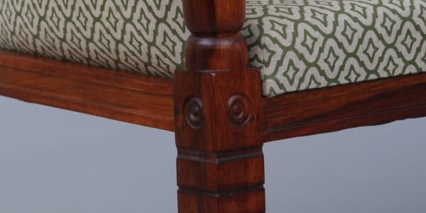 Stalley Sheesham Wood 2 Seater Sofa In Scratch Resistant Honey Oak Finish