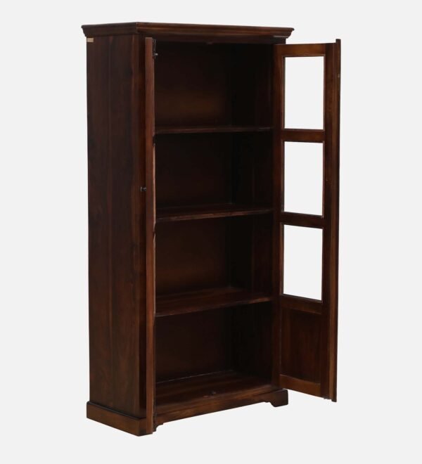 Stanfield Sheesham Wood Crockery Unit in Scratch Resistant Provincial Teak Finish